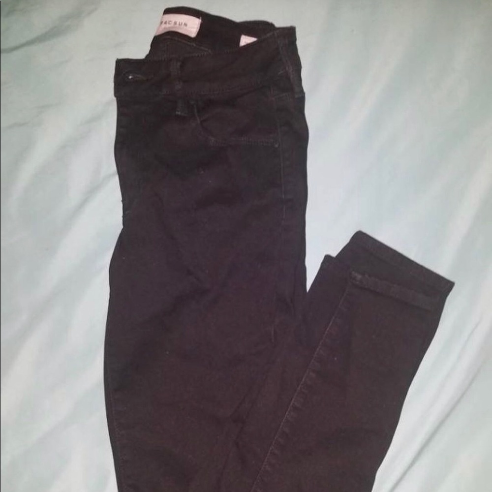 pacsun back mid rise jeans